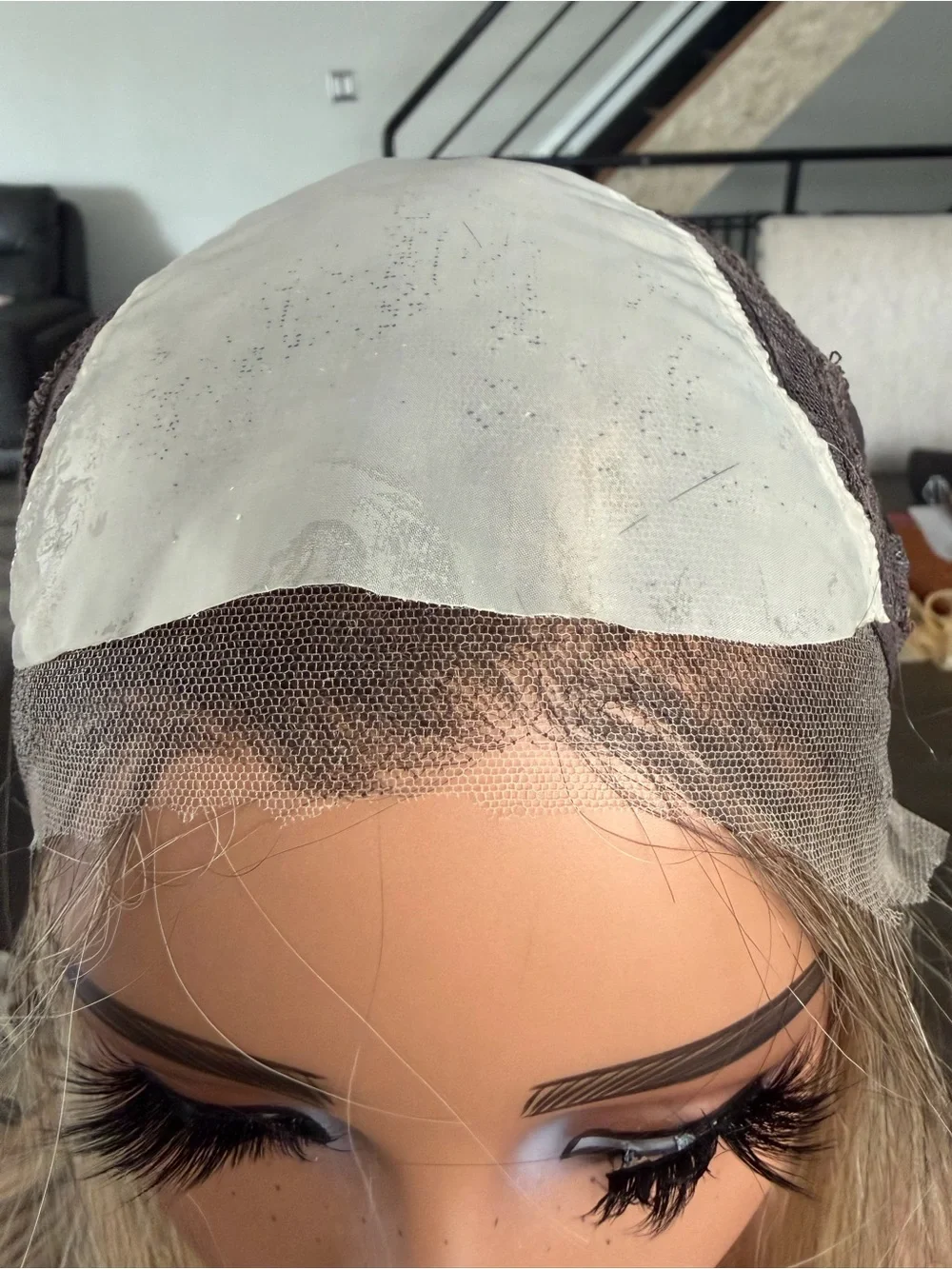 Human Hair wig European Texture 18 inches size small